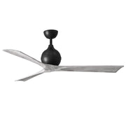 Mattews Fan IR3 Irene-3 60" Ceiling Fan - Matte Black/Barn Wood