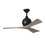 Mattews Fan IR3 Irene-3 42" Ceiling Fan - Matte Black/Gray Ash