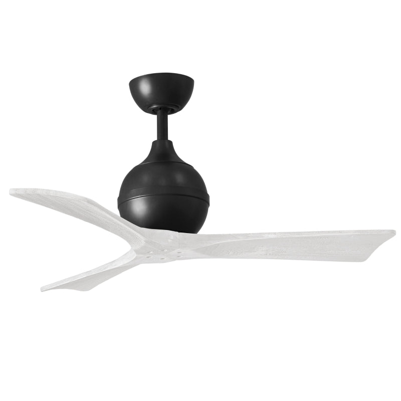 Mattews Fan IR3 Irene-3 42" Ceiling Fan - Matte Black/Matte White