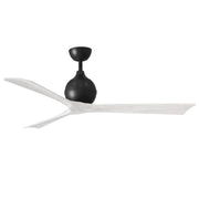 Mattews Fan IR3 Irene-3 60" Ceiling Fan - Matte Black/Matte White