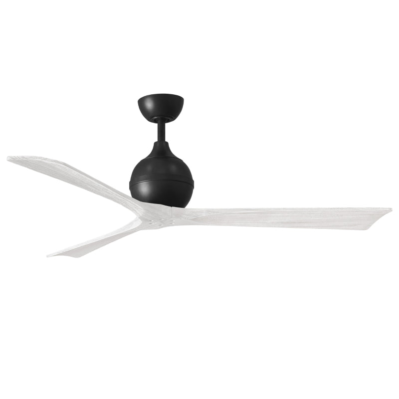 Mattews Fan IR3 Irene-3 60" Ceiling Fan - Matte Black/Matte White
