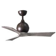 Mattews Fan IR3 Irene-3 42" Ceiling Fan - Textured Bronze/Barn Wood