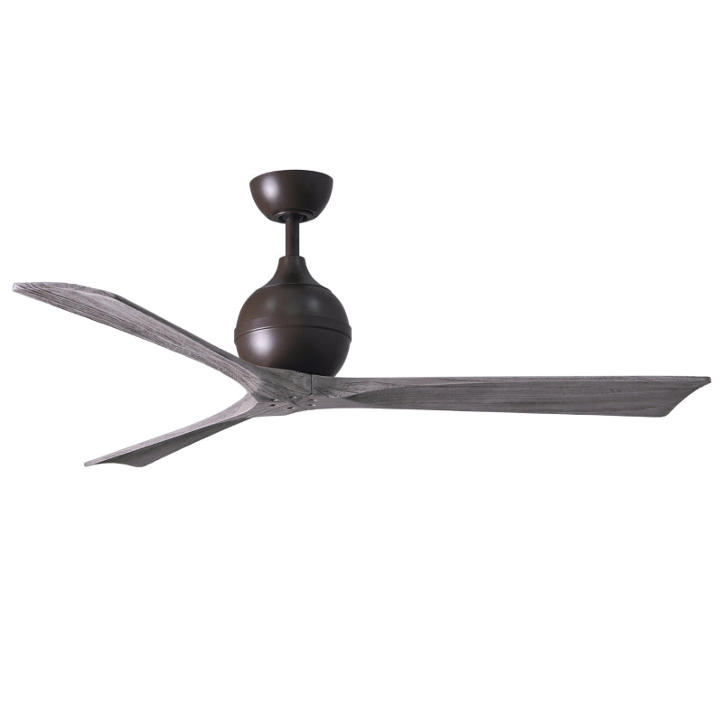 Mattews Fan IR3 Irene-3 60" Ceiling Fan - Textured Bronze/Barn Wood