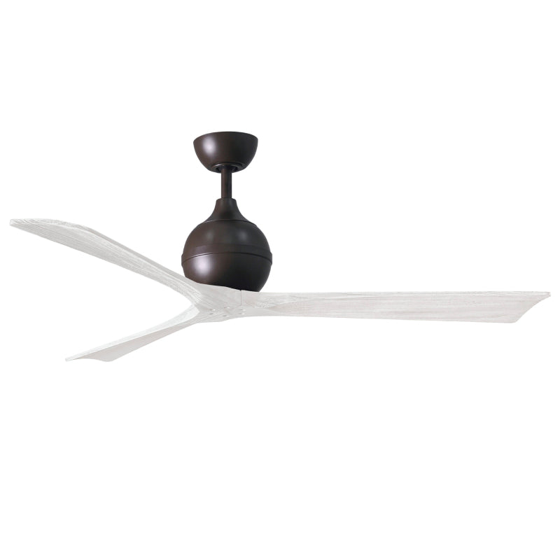 Mattews Fan IR3 Irene-3 60" Ceiling Fan - Textured Bronze/Matte White