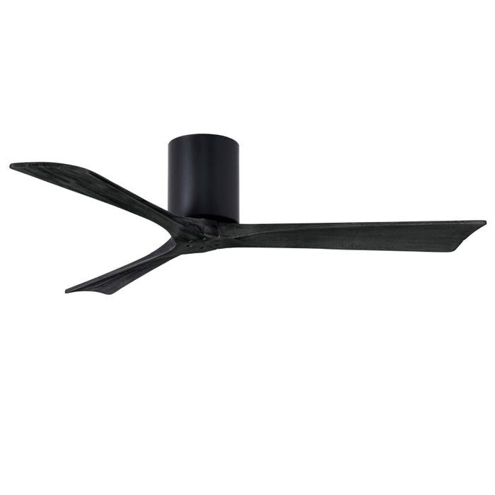 Matthews Fan IR3H Irene-3H 52" Hugger Ceiling Fan - Matte Black/Matte Black