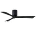Matthews Fan IR3H Irene-3H 52" Hugger Ceiling Fan - Matte Black/Matte Black