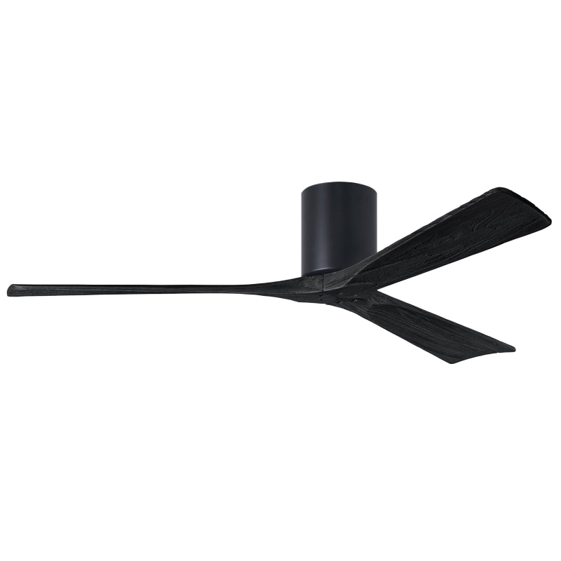 Matthews Fan IR3H Irene-3H 60" Hugger Ceiling Fan - Matte Black/Matte Black