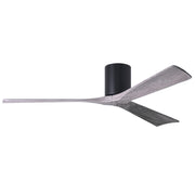 Matthews Fan IR3H Irene-3H 60" Hugger Ceiling Fan - Matte Black/Barn Wood
