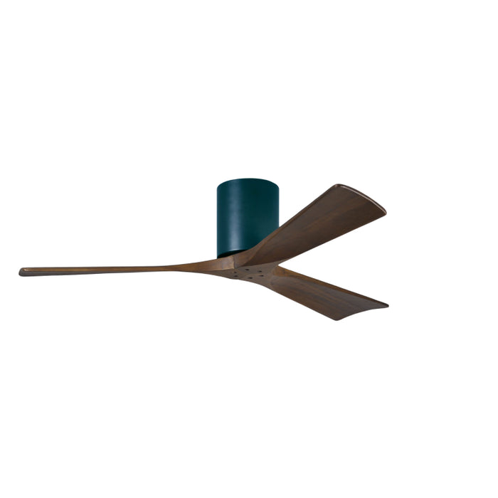 Matthews Fan IR3H Irene-3H 52" Hugger Ceiling Fan - Matte Black/Walnut