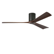 Matthews Fan IR3H Irene-3H 60" Hugger Ceiling Fan - Matte Black/Walnut