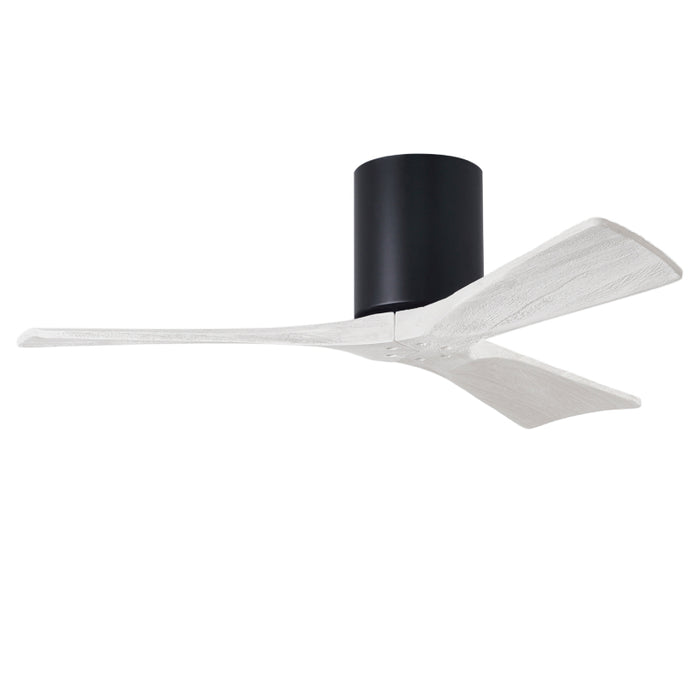 Matthews Fan IR3H Irene-3H 42" Hugger Ceiling Fan - Matte Black/Matte White