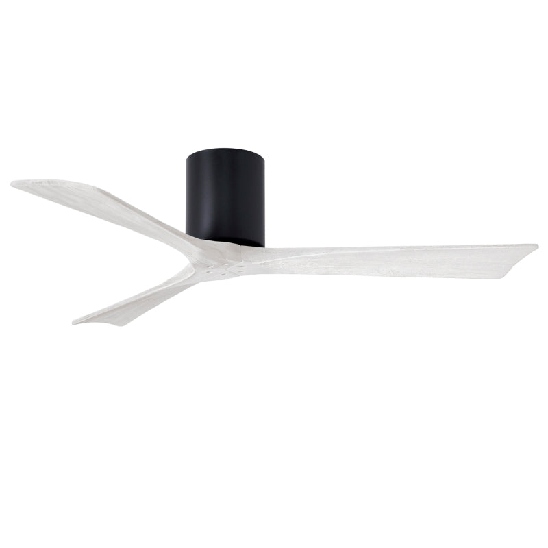 Matthews Fan IR3H Irene-3H 52" Hugger Ceiling Fan - Matte Black/Matte White