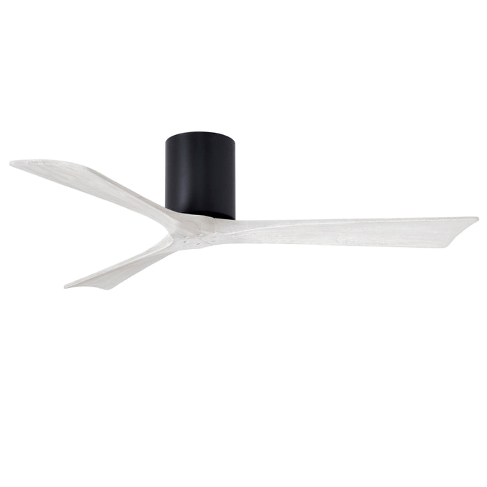Matthews Fan IR3H Irene-3H 52" Hugger Ceiling Fan - Matte Black/Matte White