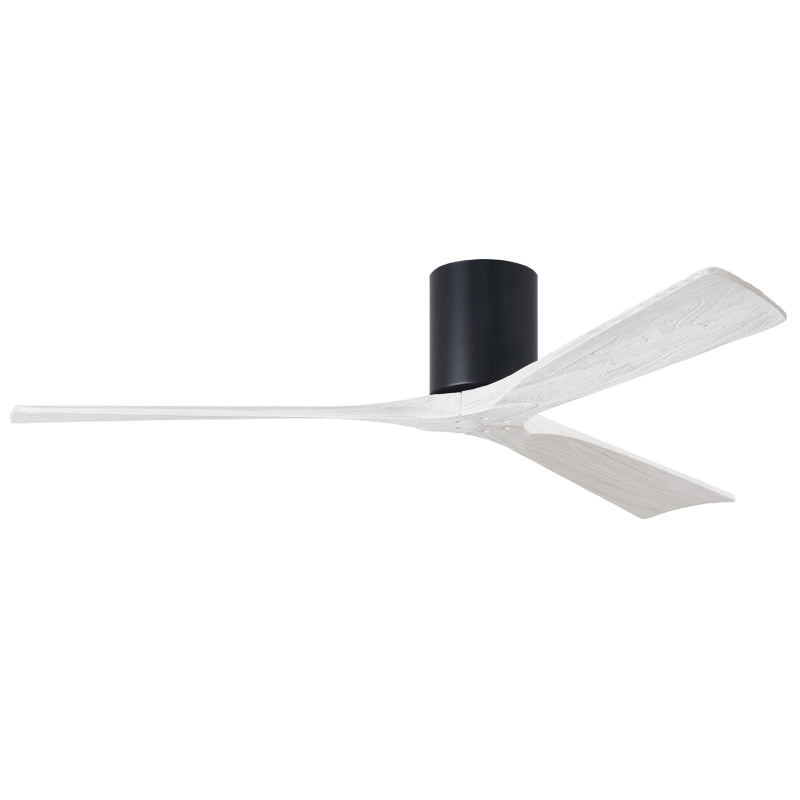 Matthews Fan IR3H Irene-3H 60" Hugger Ceiling Fan - Matte Black/Matte White