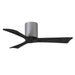 Matthews Fan IR3H Irene-3H 42" Hugger Ceiling Fan - Brushed Nickel/Matte Black