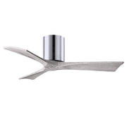 Matthews Fan IR3H Irene-3H 42" Hugger Ceiling Fan - Polished Chrome/Barn Wood