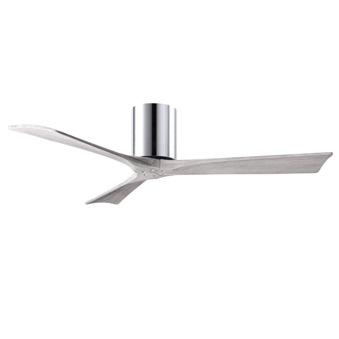 Matthews Fan IR3H Irene-3H 52" Hugger Ceiling Fan - Polished Chrome/Barn Wood