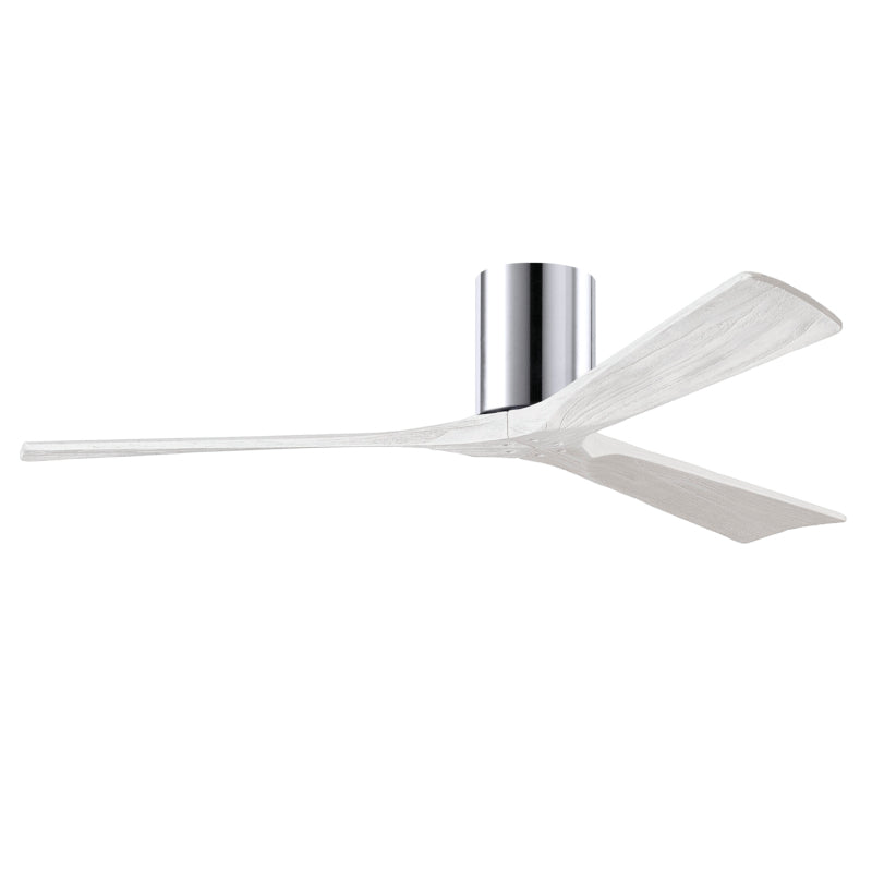 Matthews Fan IR3H Irene-3H 60" Hugger Ceiling Fan - Polished Chrome/Matte White