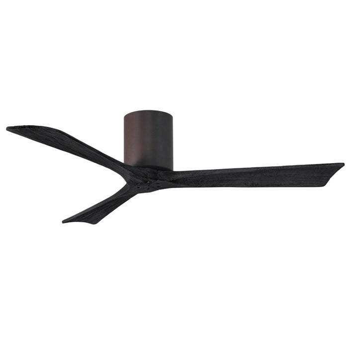 Matthews Fan IR3H Irene-3H 52" Hugger Ceiling Fan - Textured Bronze/Matte Black