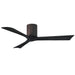 Matthews Fan IR3H Irene-3H 52" Hugger Ceiling Fan - Textured Bronze/Matte Black