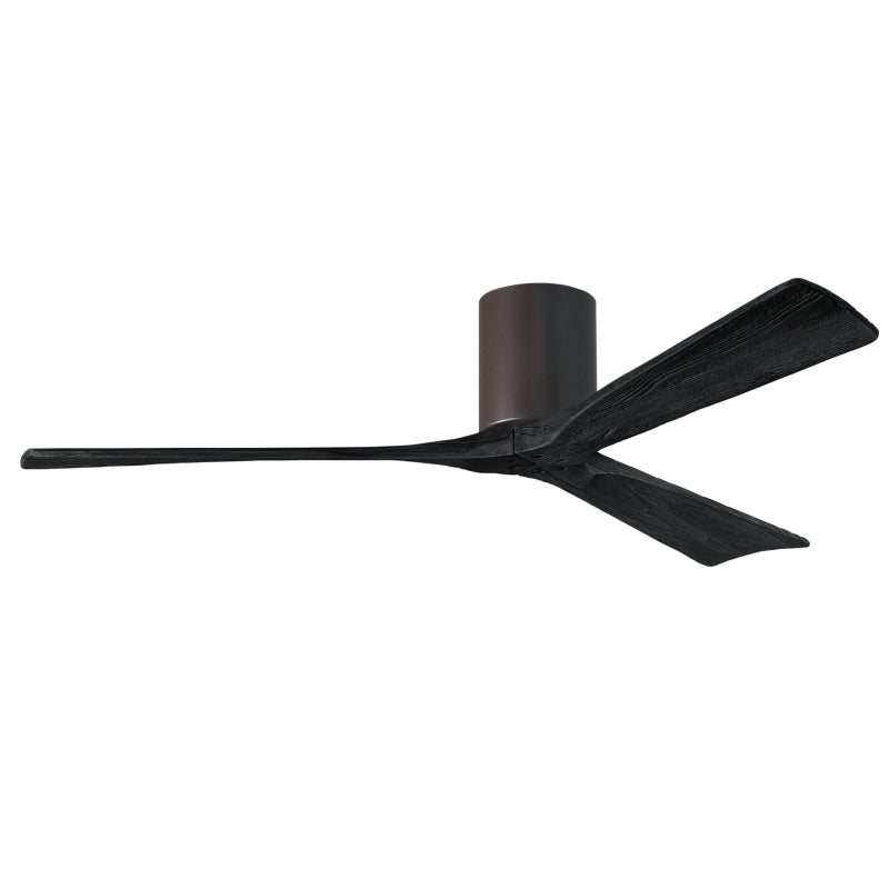 Matthews Fan IR3H Irene-3H 60" Hugger Ceiling Fan - Textured Bronze/Matte Black