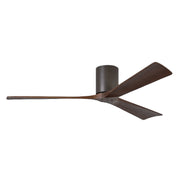 Matthews Fan IR3H Irene-3H 60" Hugger Ceiling Fan - Textured Bronze/Walnut