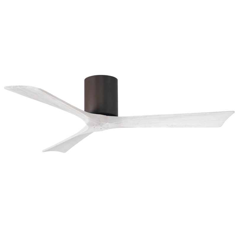 Matthews Fan IR3H Irene-3H 52" Hugger Ceiling Fan - Textured Bronze/Matte White