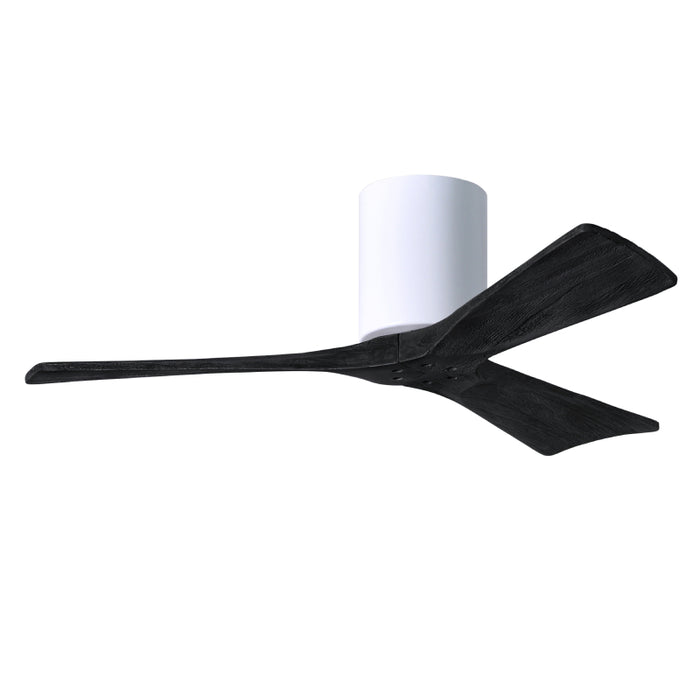 Matthews Fan IR3H Irene-3H 42" Hugger Ceiling Fan - Gloss White/Matte Black