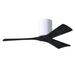Matthews Fan IR3H Irene-3H 42" Hugger Ceiling Fan - Gloss White/Matte Black