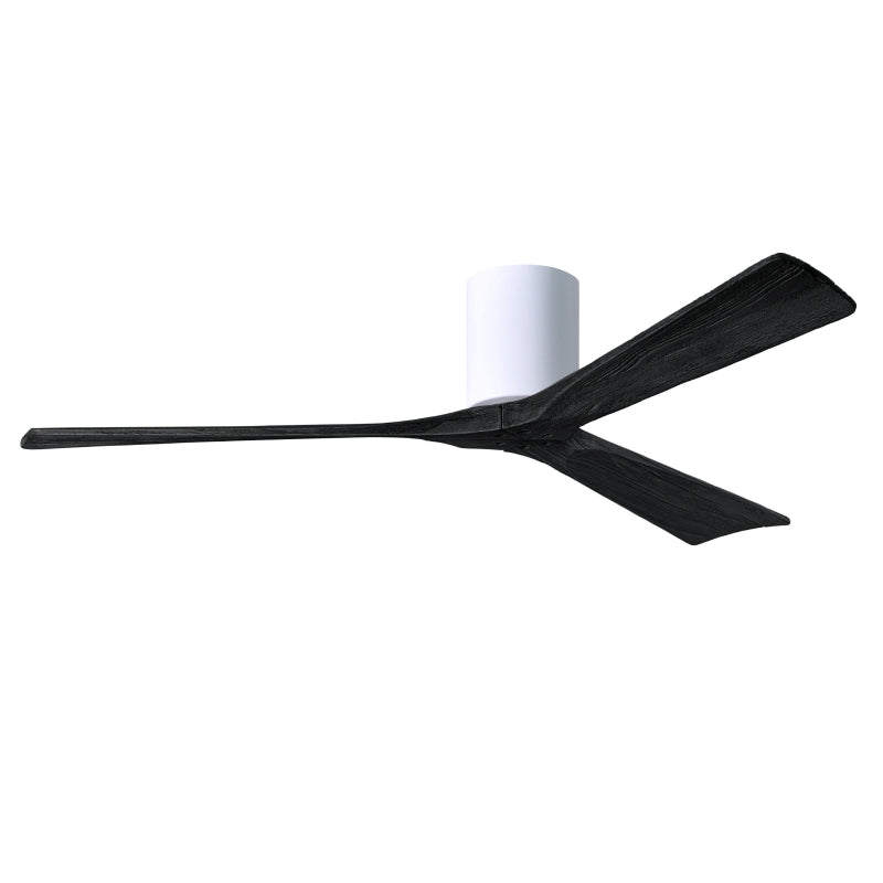 Matthews Fan IR3H Irene-3H 60" Hugger Ceiling Fan - Gloss White/Matte Black
