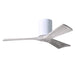 Matthews Fan IR3H Irene-3H 42" Hugger Ceiling Fan - Gloss White/Barn Wood