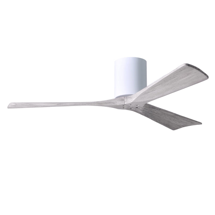 Matthews Fan IR3H Irene-3H 52" Hugger Ceiling Fan - Gloss White/Barn Wood