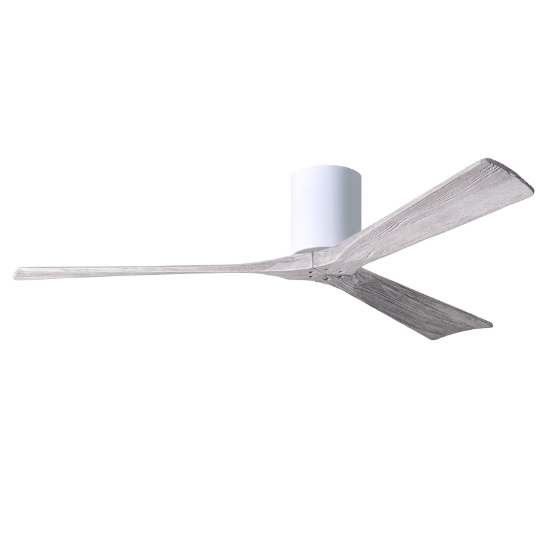 Matthews Fan IR3H Irene-3H 60" Hugger Ceiling Fan - Gloss White/Barn Wood