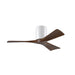 Matthews Fan IR3H Irene-3H 42" Hugger Ceiling Fan - Gloss White/Walnut