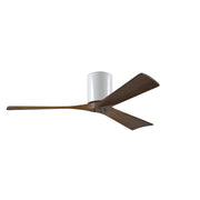 Matthews Fan IR3H Irene-3H 52" Hugger Ceiling Fan - Gloss White/Walnut