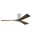 Matthews Fan IR3H Irene-3H 52" Hugger Ceiling Fan - Gloss White/Walnut