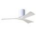 Matthews Fan IR3H Irene-3H 42" Hugger Ceiling Fan - Gloss White/Matte White