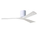 Matthews Fan IR3H Irene-3H 52" Hugger Ceiling Fan - Gloss White/Matte White