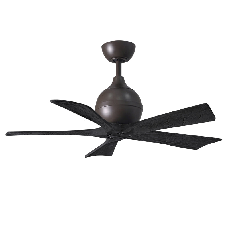 Matthews Fan IR5 Irene–5 42" Ceiling Fan - Textured Bronze/Matte Black