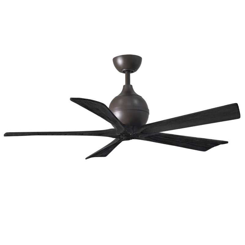 Matthews Fan IR5 Irene–5 52" Ceiling Fan - Textured Bronze/Matte Black