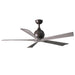 Matthews Fan IR5 Irene–5 60" Ceiling Fan - Textured Bronze/Barn Wood