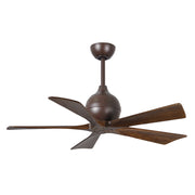 Matthews Fan IR5 Irene–5 42" Ceiling Fan - Textured Bronze/Walnut