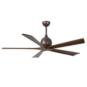 Matthews Fan IR5 Irene–5 60" Ceiling Fan - Textured Bronze/Walnut
