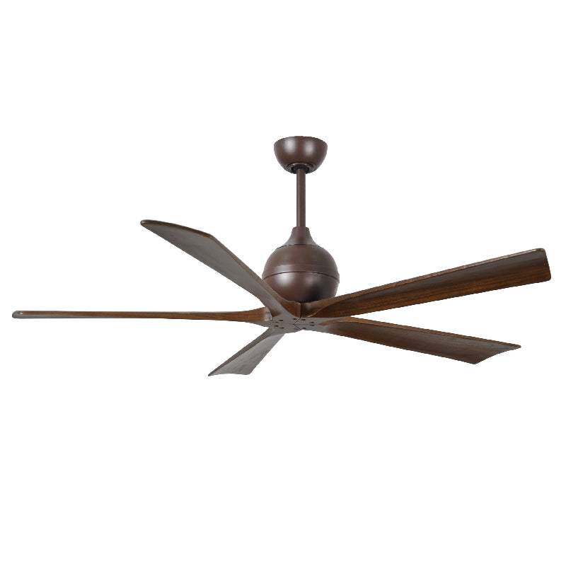 Matthews Fan IR5 Irene–5 60" Ceiling Fan - Textured Bronze/Walnut