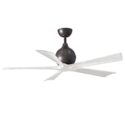 Matthews Fan IR5 Irene–5 52" Ceiling Fan - Textured Bronze/Matte White
