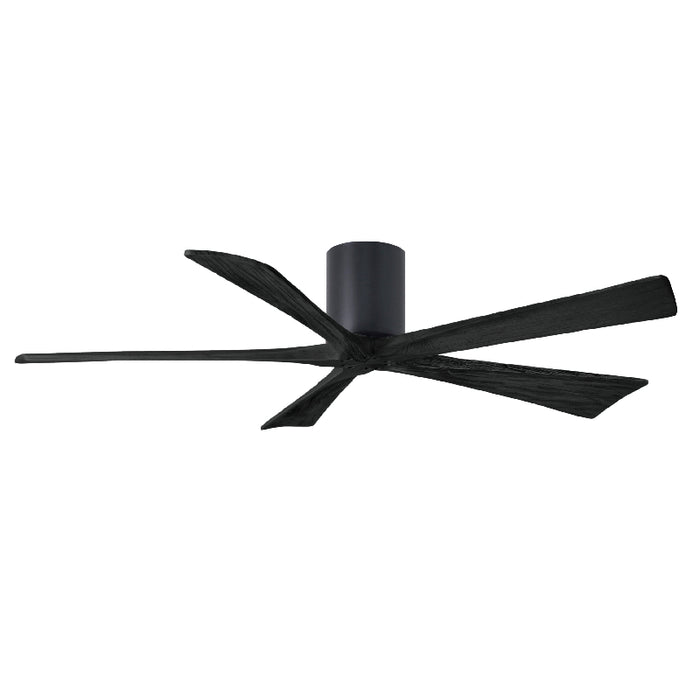 Matthews Fan IR5H Irene-5H 60" Hugger Ceiling Fan - Matte Black/Matte Black