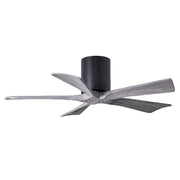 Matthews Fan IR5H Irene-5H 42" Hugger Ceiling Fan - Matte Black/Barn Wood