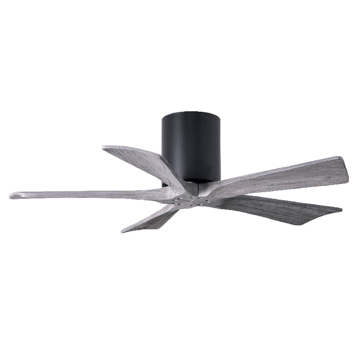 Matthews Fan IR5H Irene-5H 42" Hugger Ceiling Fan - Matte Black/Barn Wood