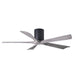 Matthews Fan IR5H Irene-5H 52" Hugger Ceiling Fan - Matte Black
/Barn Wood