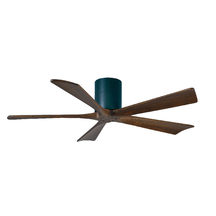 Matthews Fan IR5H Irene-5H 52" Hugger Ceiling Fan - Matte Black
/Walnut